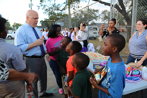 Night Out Mayor Landrieu